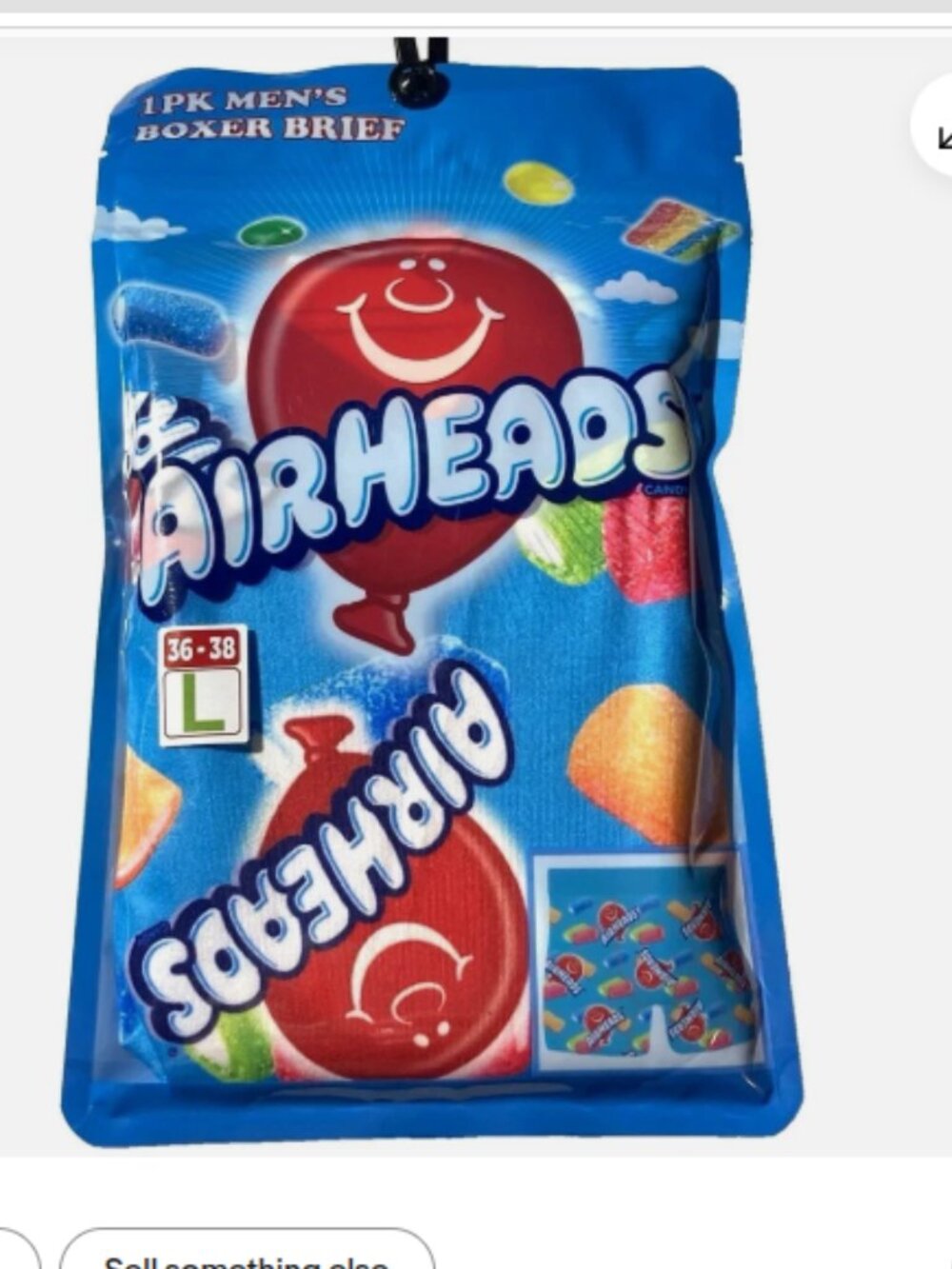 Airheads Mens Boxer Briefs Sockopath Size Large NEW soft microfiber